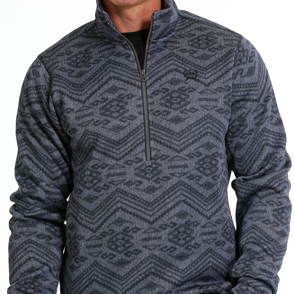 CINCH MENS HALF ZIP SWEATER