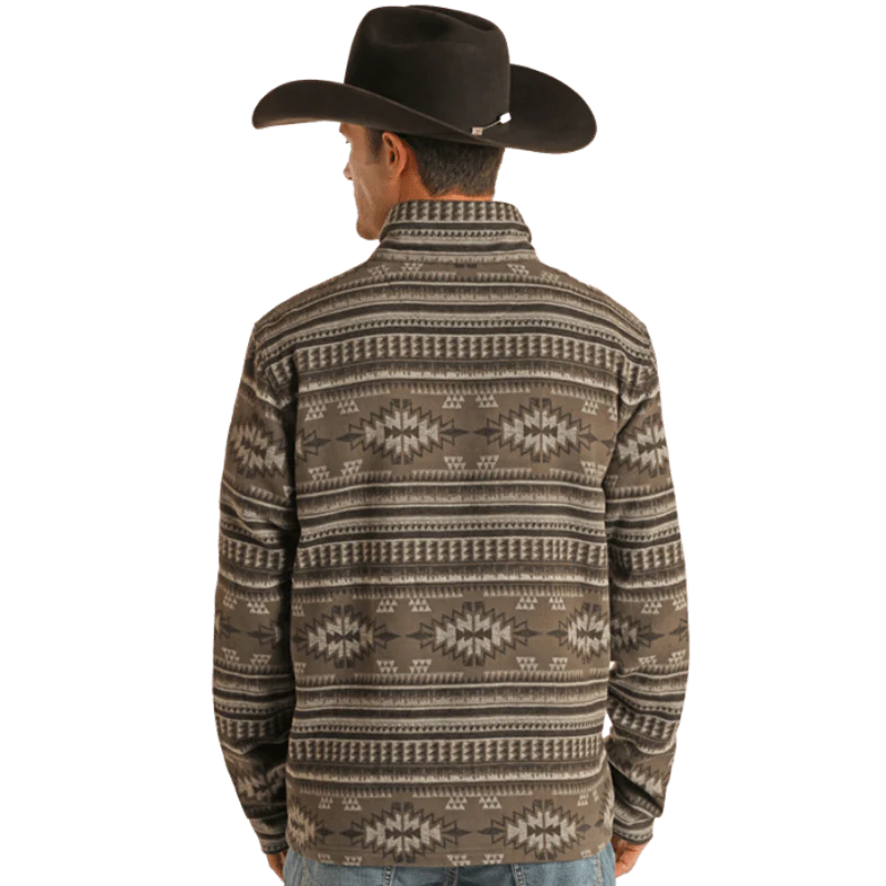 ROCK & ROLL AZTEC HENLEY PULLOVER