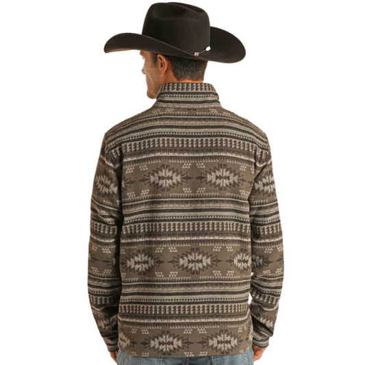 ROCK & ROLL AZTEC HENLEY PULLOVER