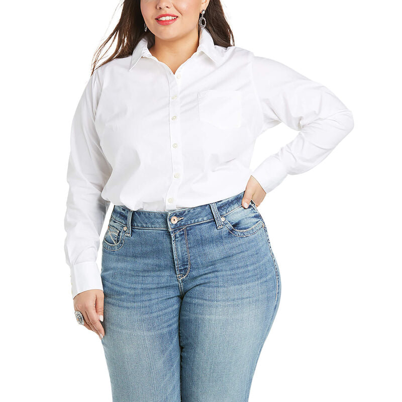 BLOUSE ARIAT KIRBY WHITE