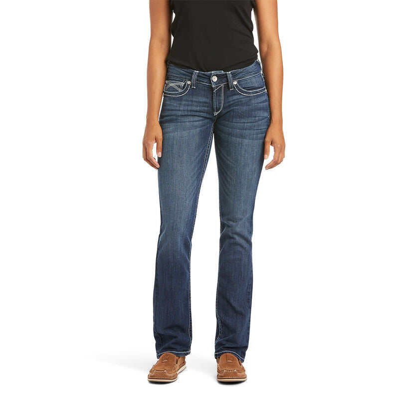 JEAN ARIAT WMNS DRESDEN MID RISE ST LEG