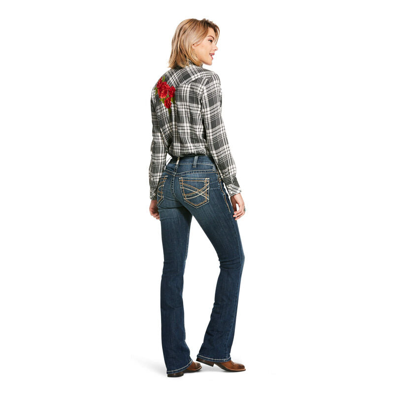 JEAN ARIAT WMNS MR. BOOT ENTWD FSTVL BL