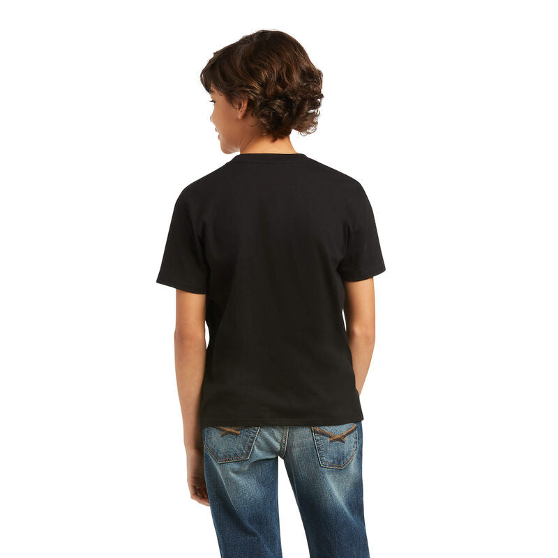 ARIAT BYS BLENDS SS T SHRT BLK