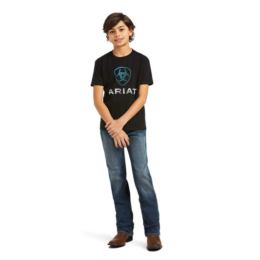 ARIAT BYS BLENDS SS T SHRT BLK