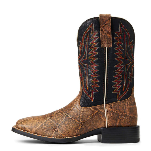 BOOT ARIAT SPORT SMOKEWAGON GRIZ ELE PRT LBTY BLK