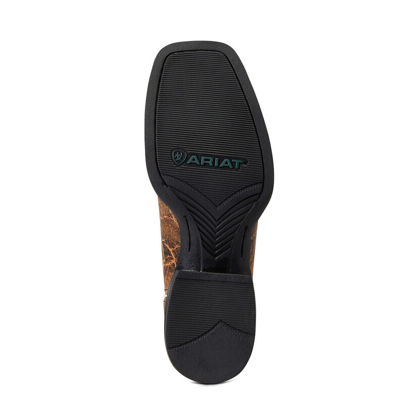 BOOT ARIAT SPORT SMOKEWAGON GRIZ ELE PRT LBTY BLK