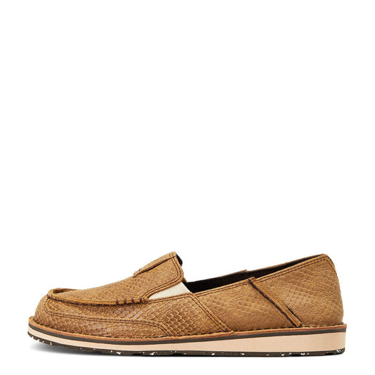 CRUSIER ARIAT WMNS NATURALLY BRN SNAKE PRINT