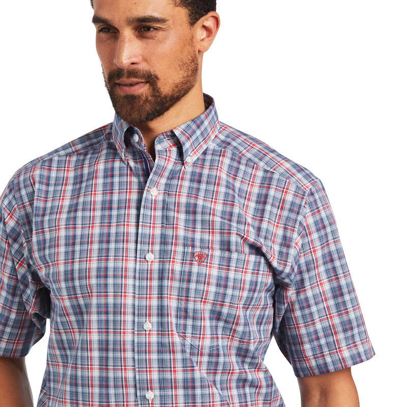 ARIAT MENS PRO FLINT CLASSIC SS SHIRT SKYFALL