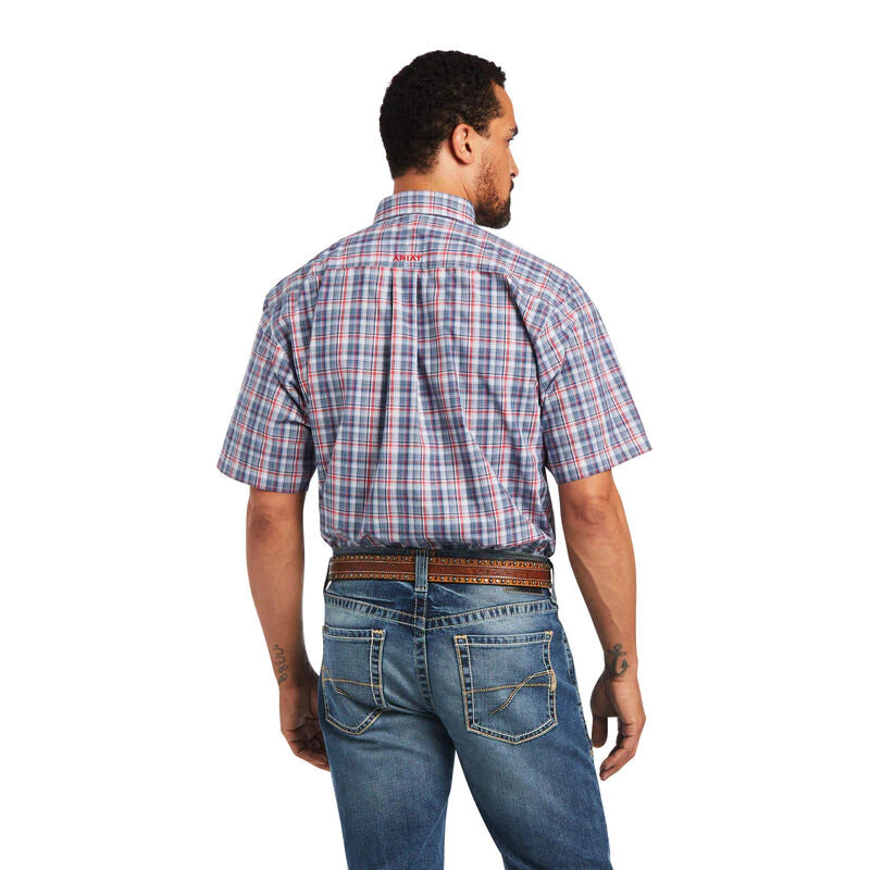 ARIAT MENS PRO FLINT CLASSIC SS SHIRT SKYFALL