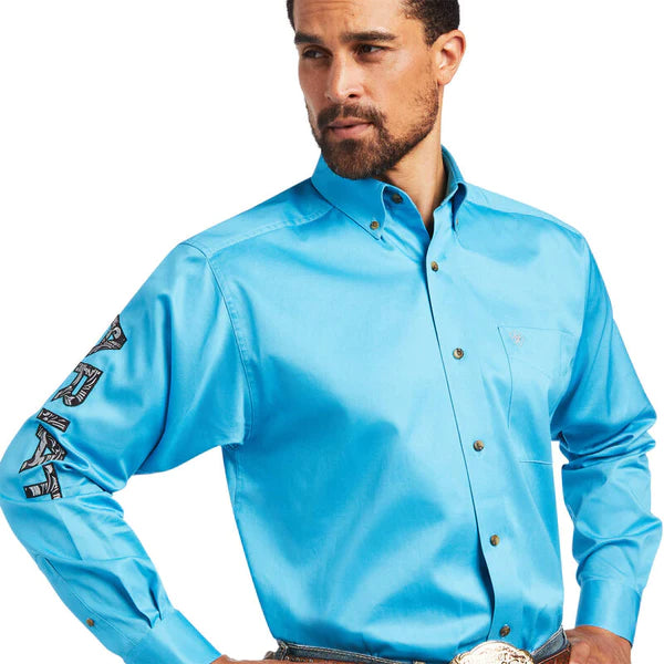 ARIAT MNS TEAM LOGO TWILL CLSSC RIVIERA