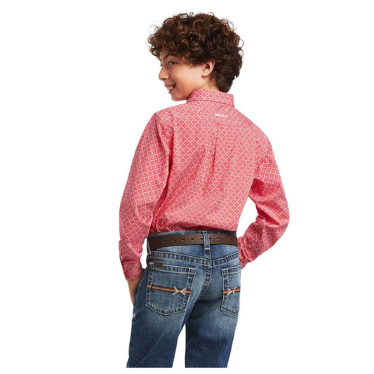 ARIAT BYS FABIO STR CLSSC LS SHRT HEARTFELT