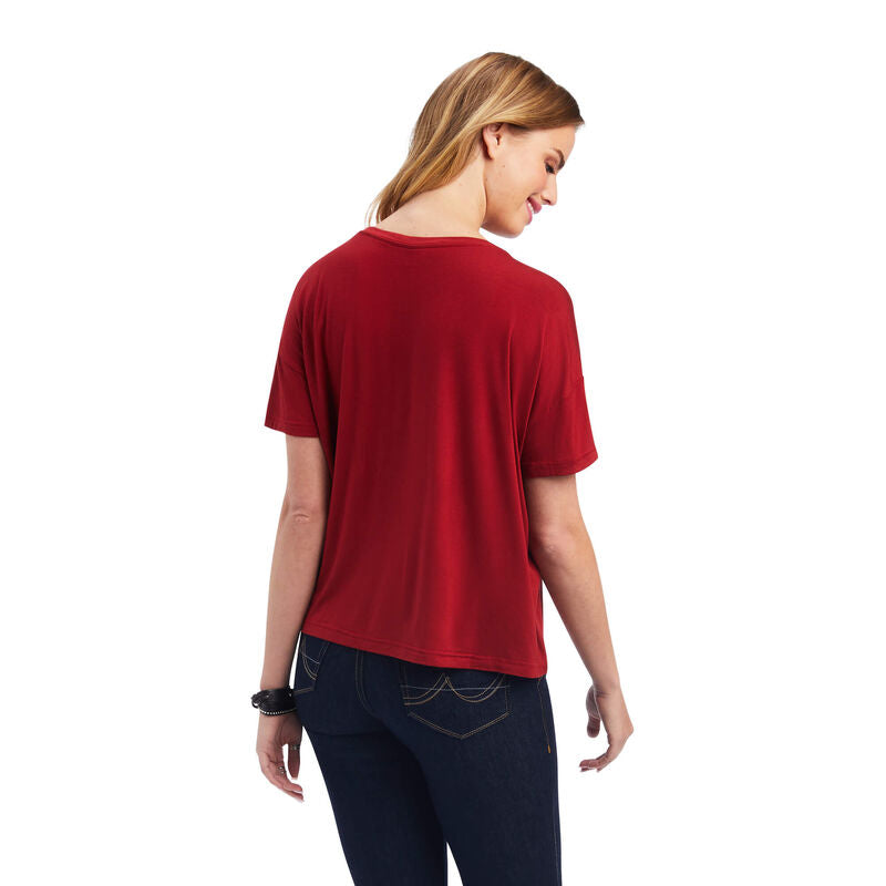 ARIAT WMS COWGIRL CANYON TEE
