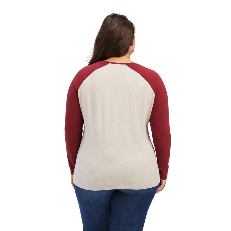 ARIAT WMS ROPEY ROSE LS SHRT