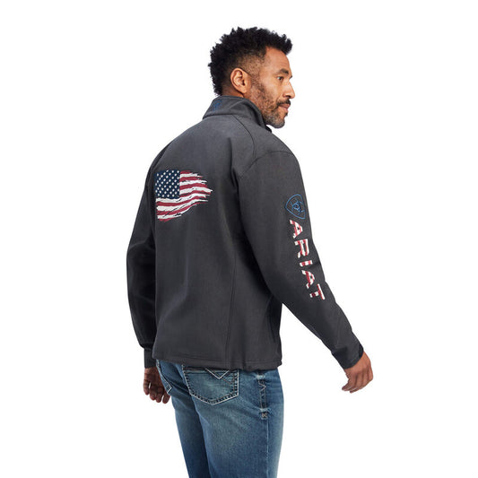 ARIAT MENS PATRIOT SOFTSHELL JACKET