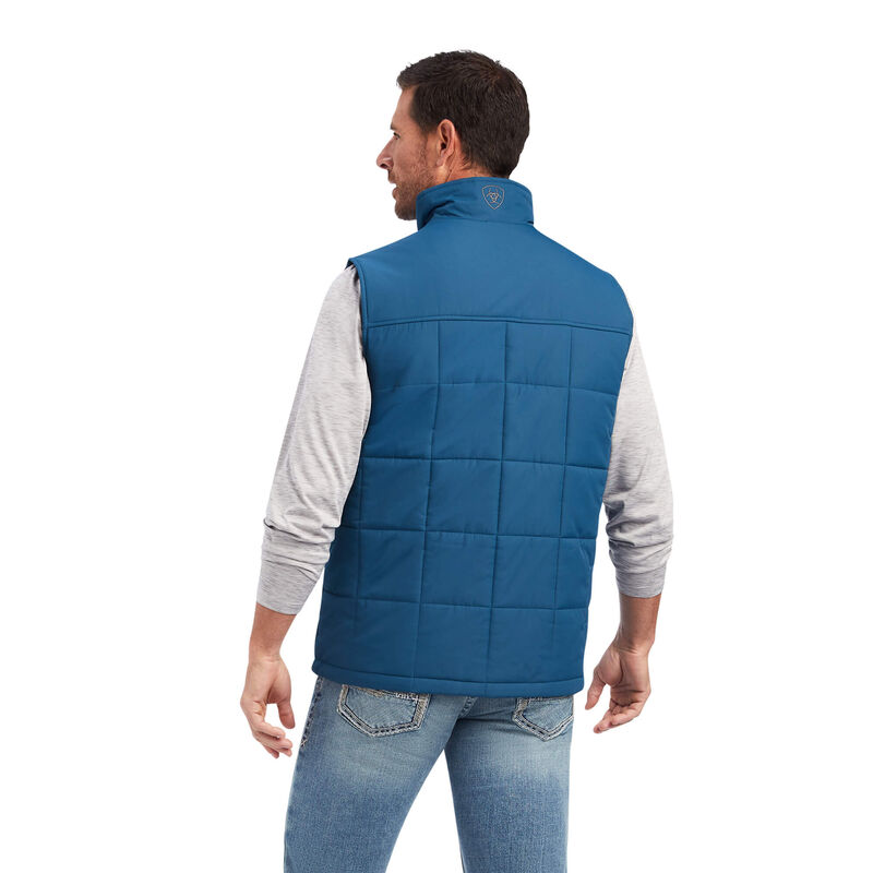 ARIAT MENS CRIUS VEST MAJOLICA BLUE