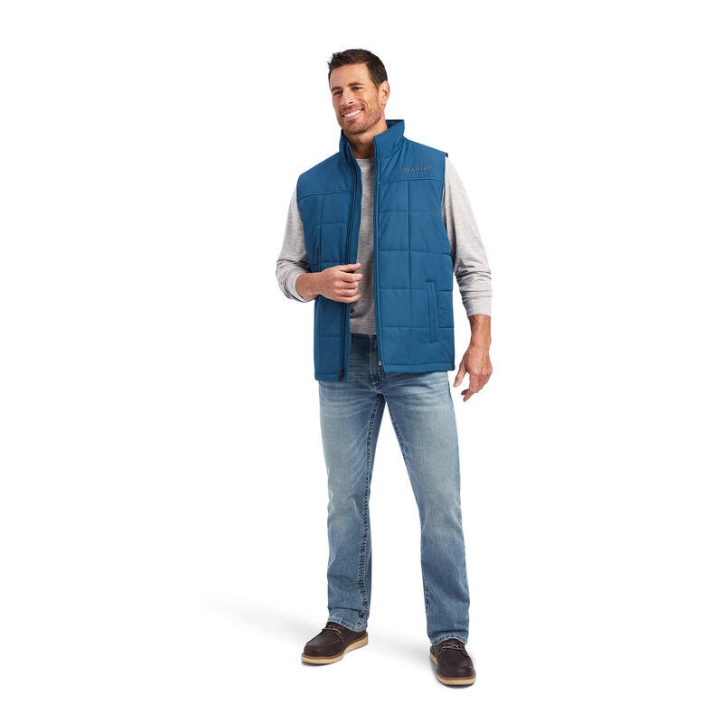 ARIAT MENS CRIUS VEST MAJOLICA BLUE