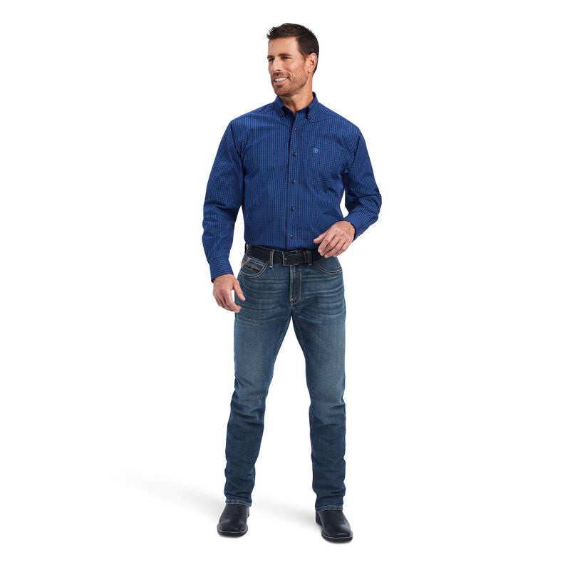 ARIAT MNS PRO CLSSC NELSON LS SHRT BUTTON