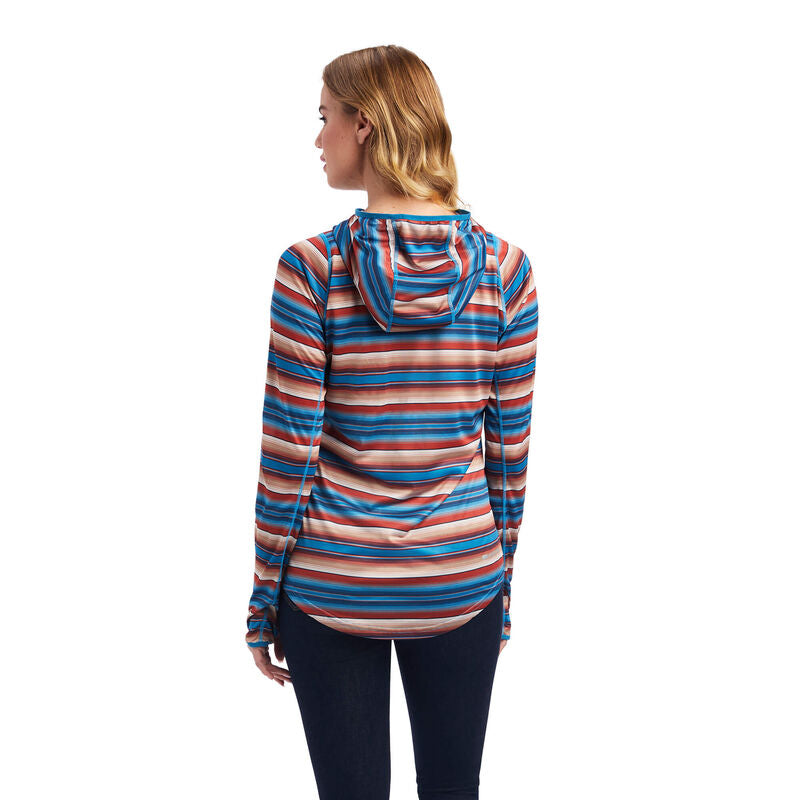 ARIAT WMS LS LAGUNA HOOD SERAPE