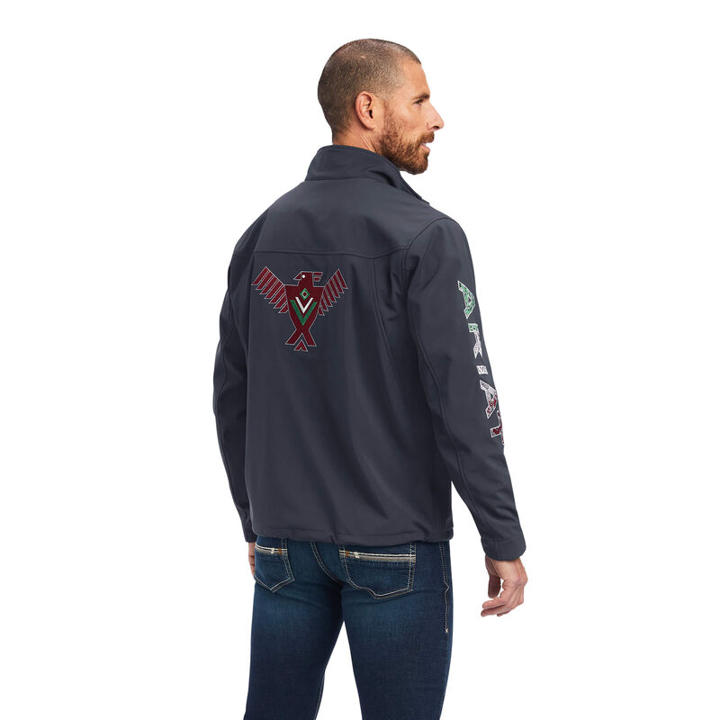 ARIAT MENS THUNDERBIRD TEAM SOFTSHELL EBONY