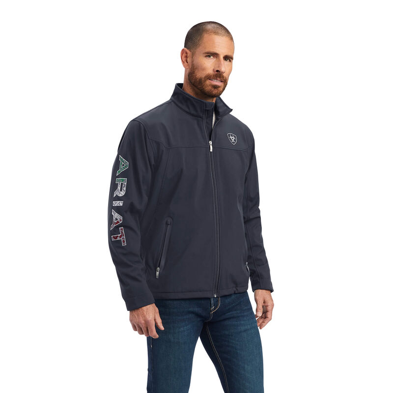 ARIAT MENS THUNDERBIRD TEAM SOFTSHELL EBONY