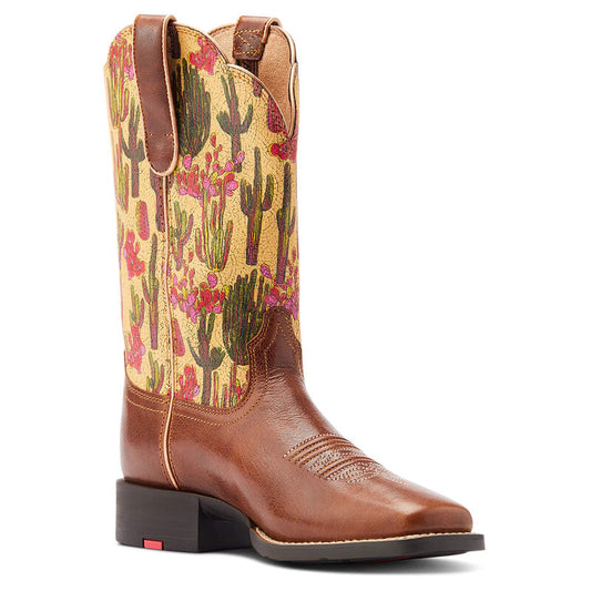 ARIAT WMS ROUND UP CACTUS TOP BOOT