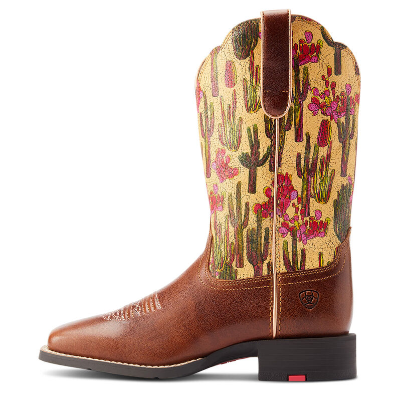 ARIAT WMS ROUND UP CACTUS TOP BOOT