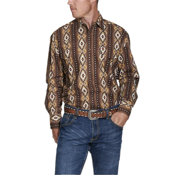 WRANGLER CHECOTAH LS PEARL SNAP