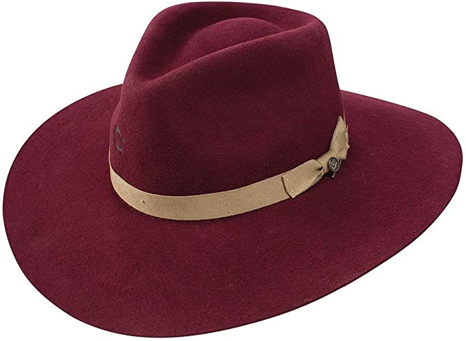 Charlie One Horse Burgundy Medium