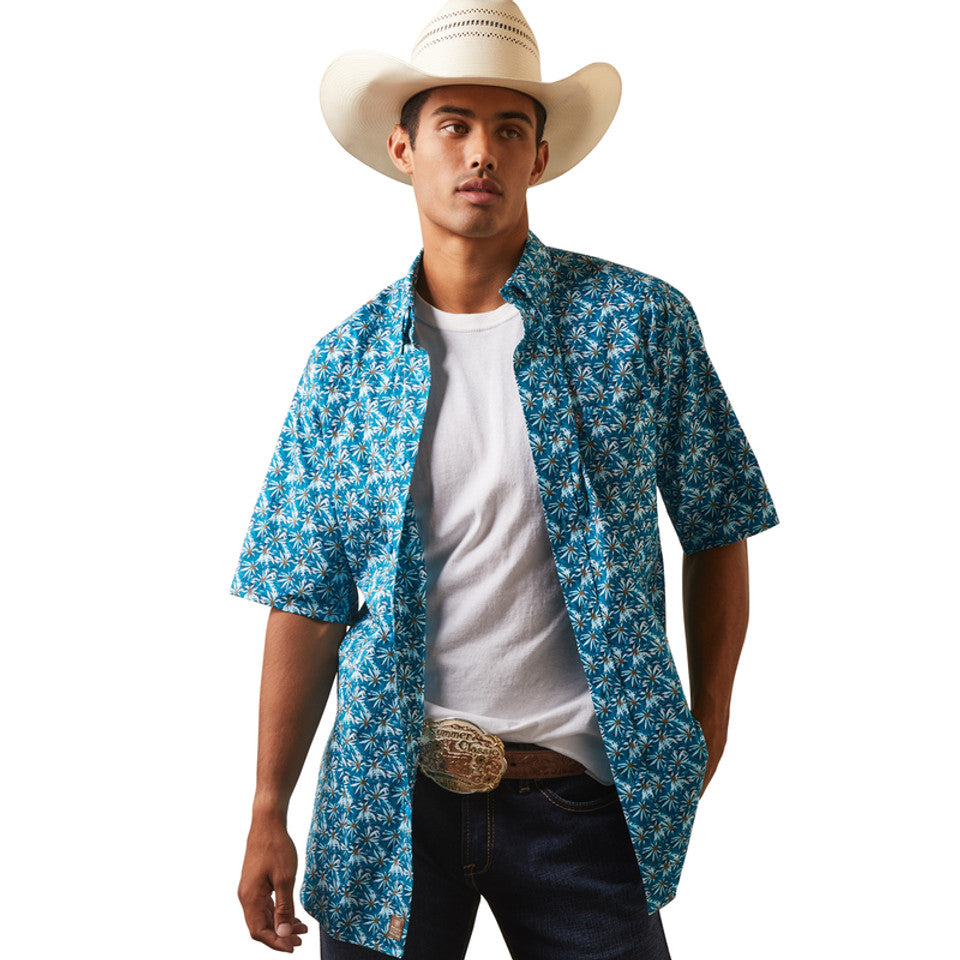 Ariat Mens Blue Summer Shirt