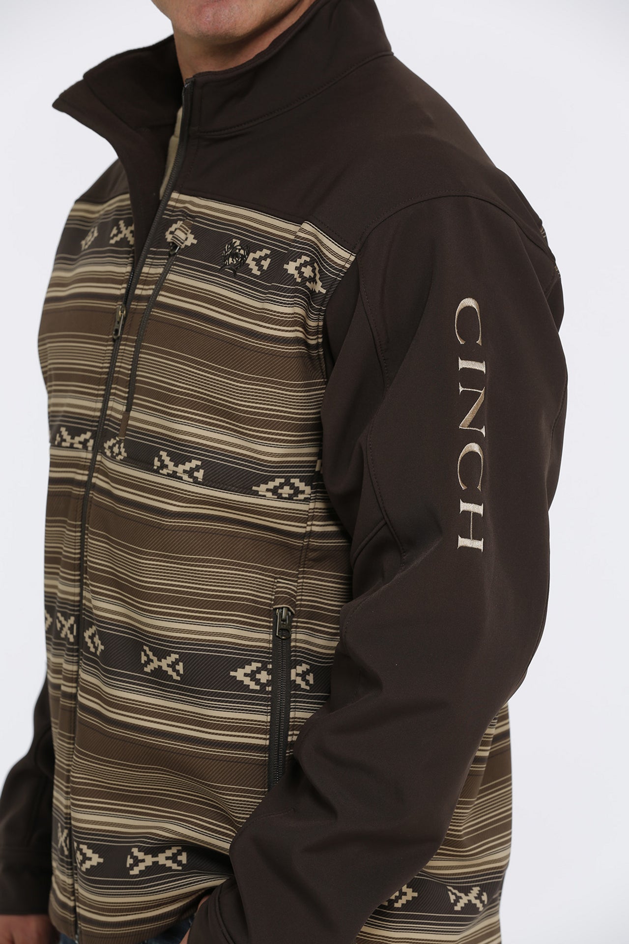 CINCH MNS BONDED JKT BRN