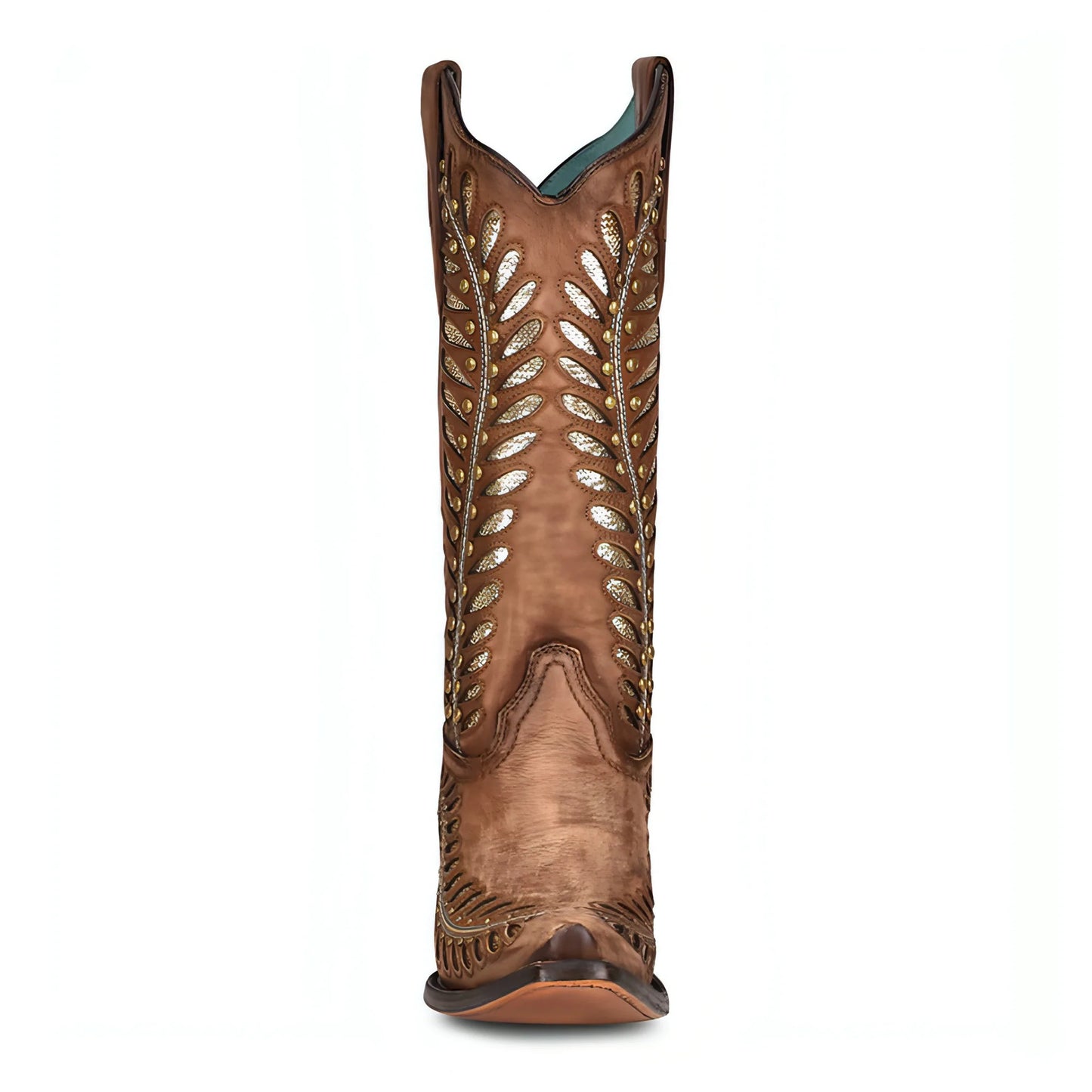 TAN INLAY EMBORIDERY