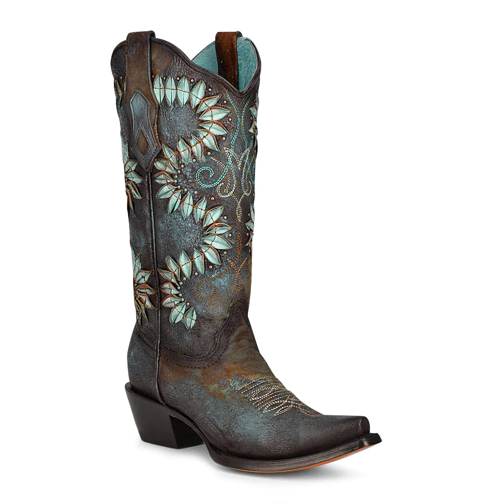 BROWN/BLUE LAMB INALY & EMBOR
