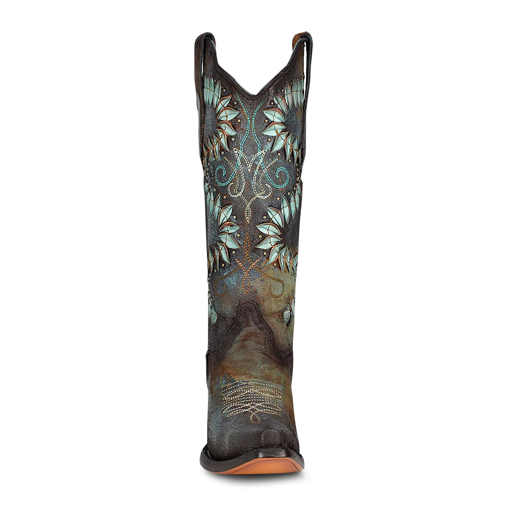 BROWN/BLUE LAMB INALY & EMBOR