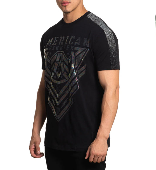AMERICAN FIGHTER AREDALE TEE CHARCOAL