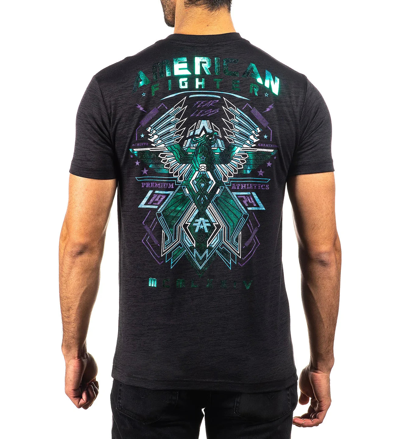 AMERICAN FIGHTER TAMARACK TEE PITCH BLK