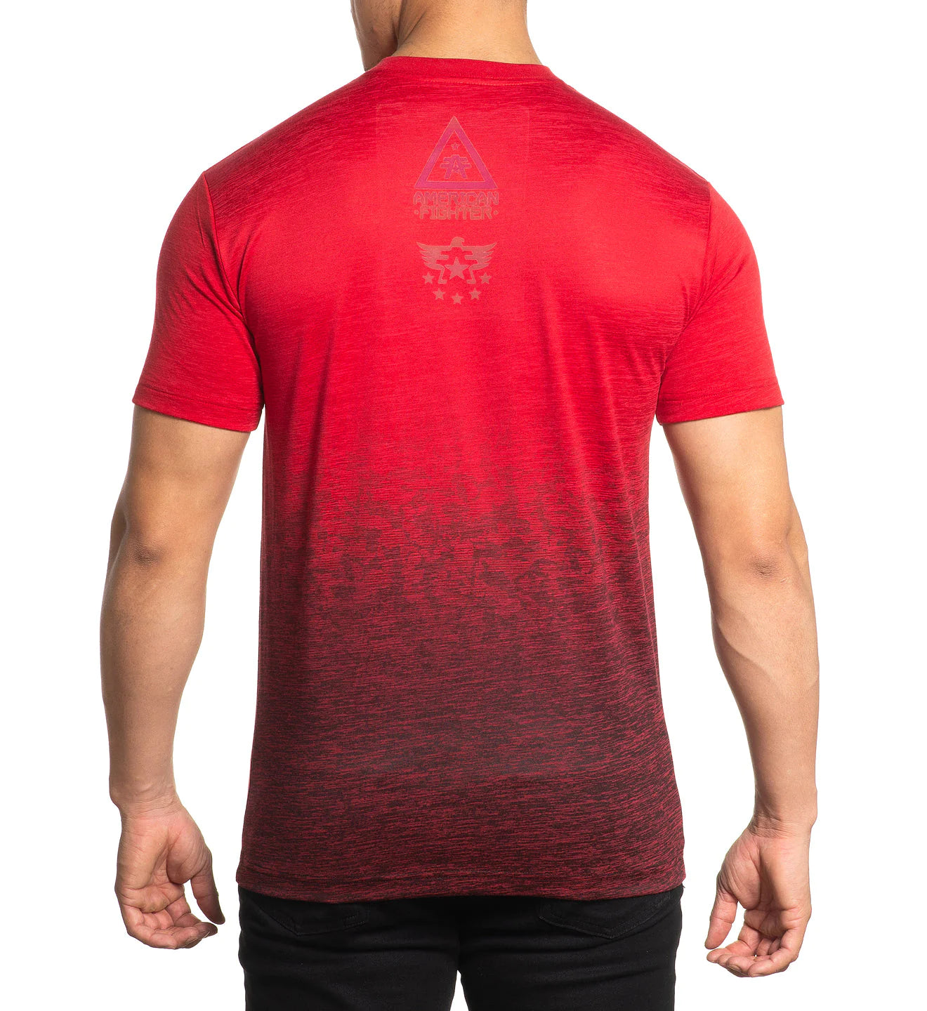 AMERICAN FIGHTER TEE HARTSDALE CHERRY