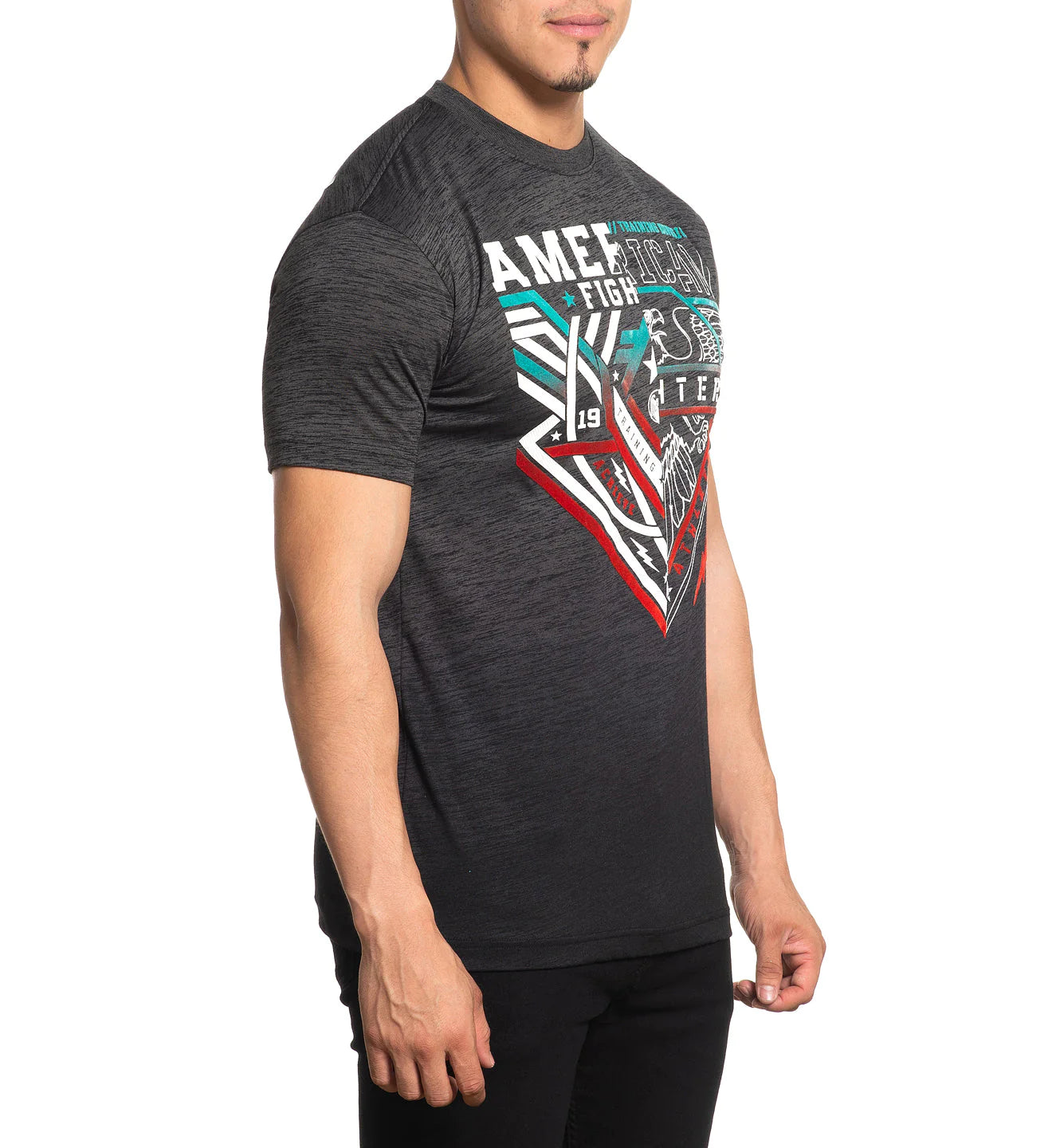 AMERICAN FIGHTER LAWLER TEE BLACK MASS