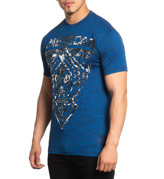 AMERICAN FIGHTER FAIRBANKS BLUE TEE