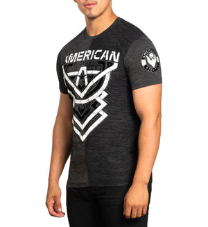 AMERICAN FIGHTER MENS BLACK MASS TEE
