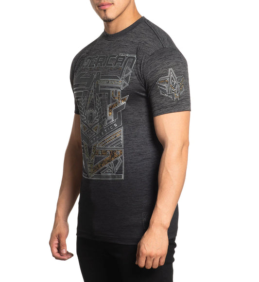 AMERICAN FIGHTER SS TEE MAYVIEW BLK MASS