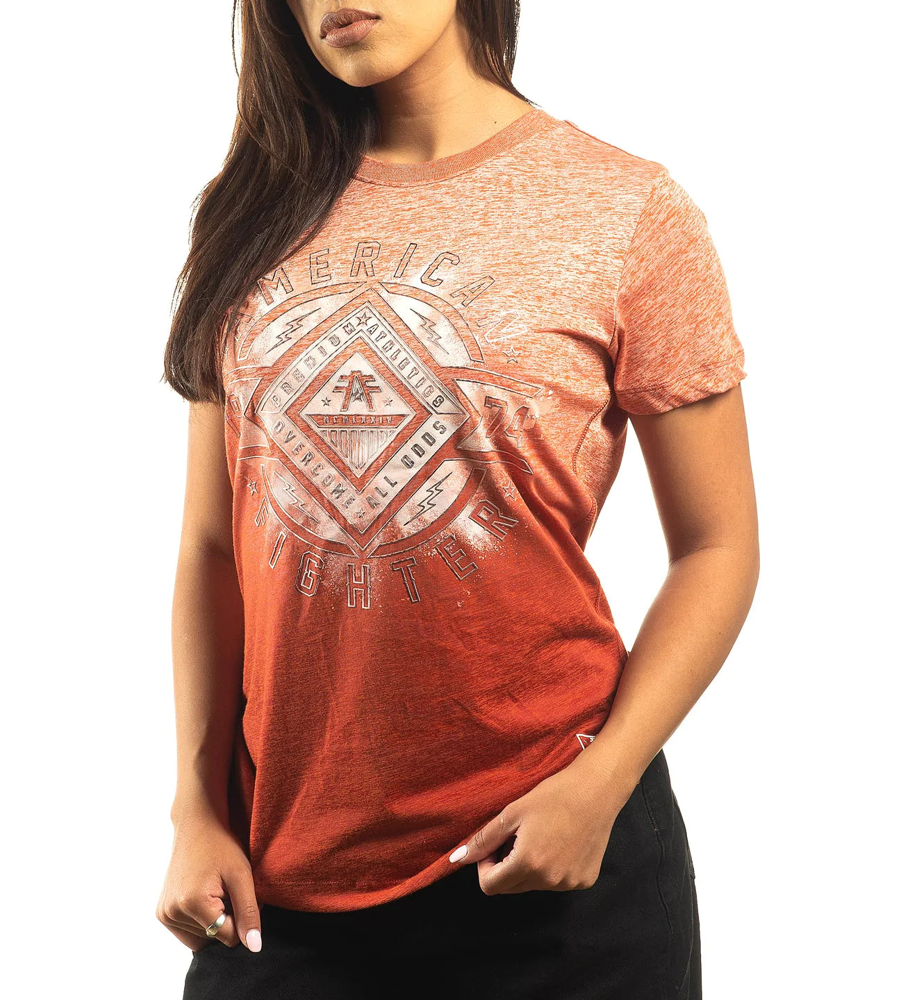 AMERICAN FIGHTER BIRCHWOOFD TEE CHILI