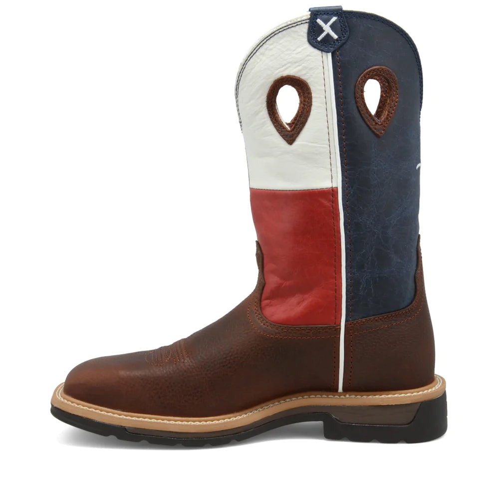 BOOT STEEL TOE C/75 TEXAS FLAG
