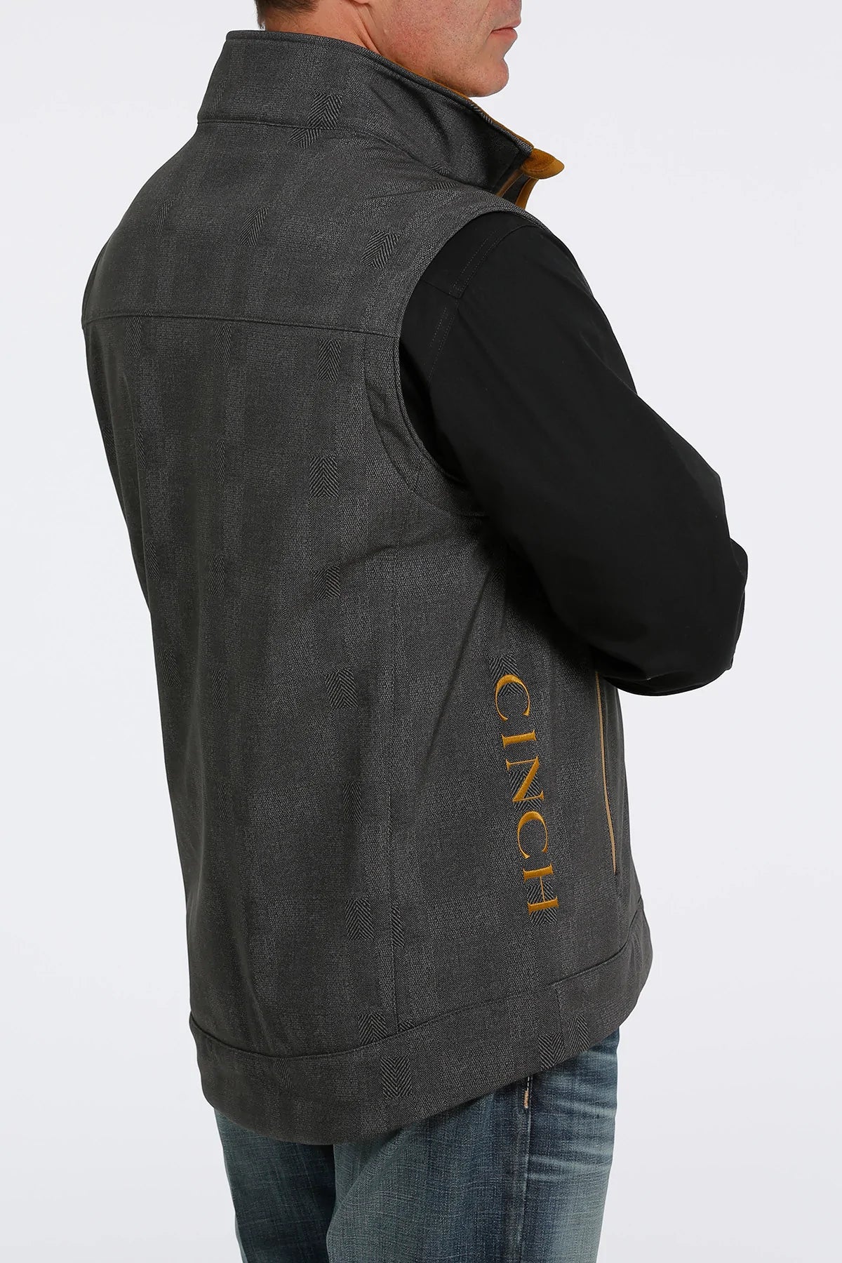 CINCH MNS VEST CHARCOAL