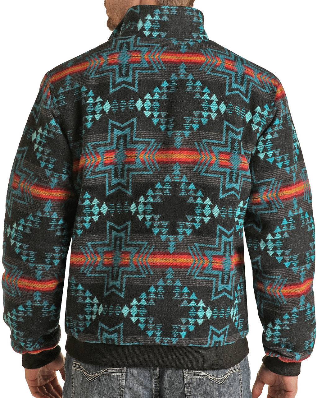 ROCK & ROLL AZTEC COAT BLACK