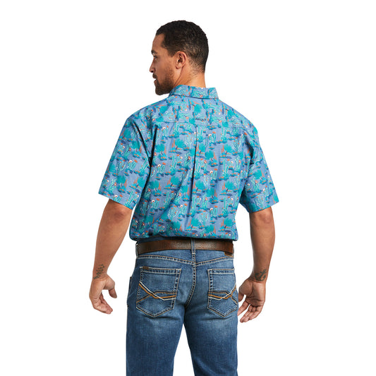 ARIAT MNS SS DAXTON SHRT MINT