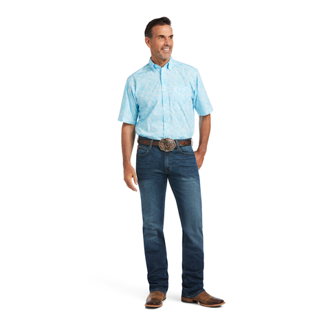 SHIRT ARIAT QUSAY CLSSC SS BACHELOR