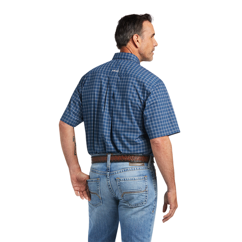 SHIRT ARIAT PRO KYREE STR CLSSC SS SHIRT SKYFALL