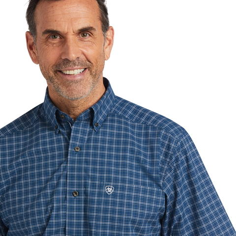 SHIRT ARIAT PRO KYREE STR CLSSC SS SHIRT SKYFALL