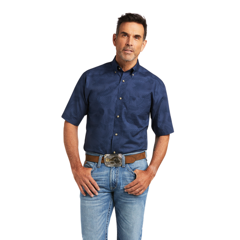 SHIRT ARIAT CLSSC SS TREMAINE SKYFALL