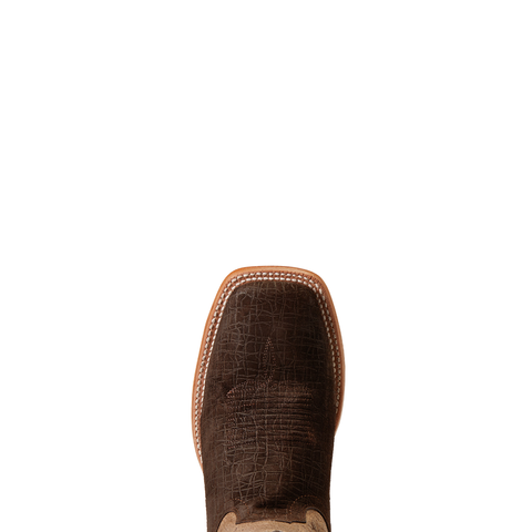 BOOT ARIAT CIRCUIT ROCKRIDGE DK COFFEE/CONCH TAN
